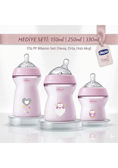 Chicco Yenidoğan Biberon Seti 0-6 Ay Sağlıklı Plastik Pp Set