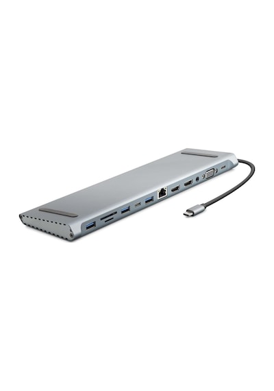 Type-c Hdtv Combo 2 Type-c + 2 Hdmı + 3 Usb3.0 + Vga + Audıo + Lan + Tf + Sd 12 In 1 Hdx7855