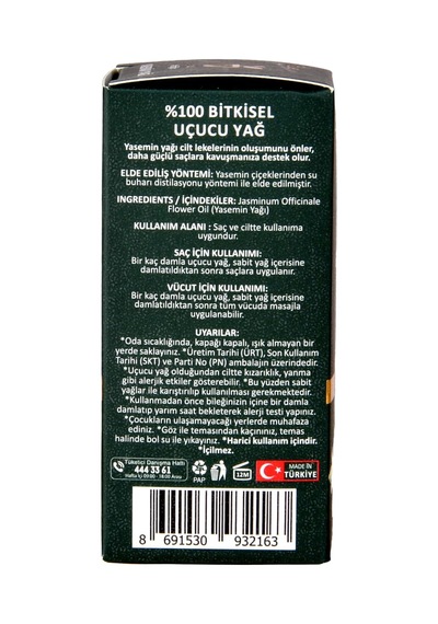 Yasemin Yağı 10ml%100 Saf Yağ Arlab Pure Jasmine Oil 10ml Diğer
