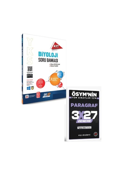 2027 Hız Ve Renk 2027 Ayt Biyoloji Soru Bankası+ Evp Akademi Paragraf