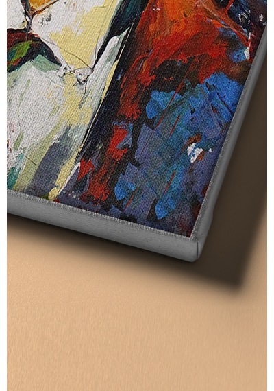 Webstyle Sayılarla Boyama Seti Kasnaklı Renkli Atatürk 4 50x65 Cm