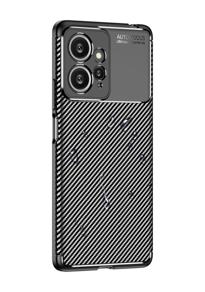 Xiaomi Redmi Note 12 4g Kılıf Karbon Görünümlü Silikon Kamera Korumalı Üstün Koruma Pazarplus Lacivert