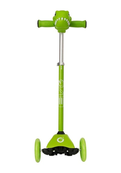 Dino 3 Teker Işıklı Scooter Nessiworld Yeşil