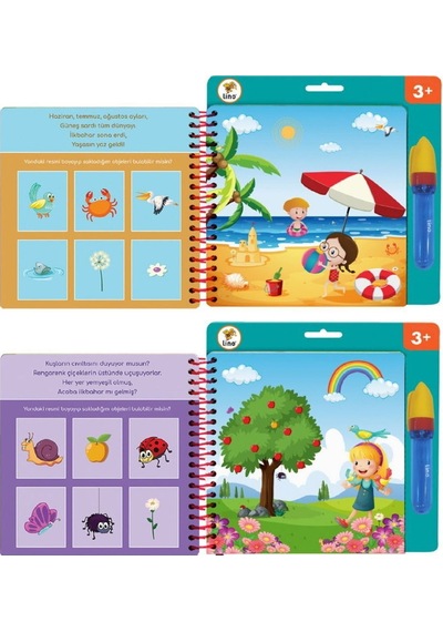 Aqua Magic Book Mevsimler Sihirli Boyama Kitabı