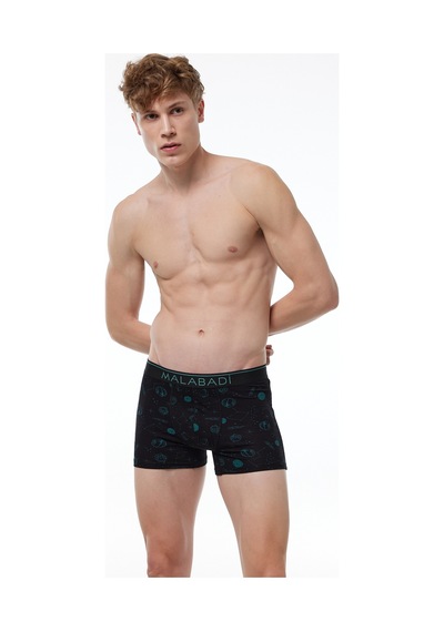 Malabadi Erkek Desenli 8 Li Premium Collection Modal Boxer 8m252 Renkli
