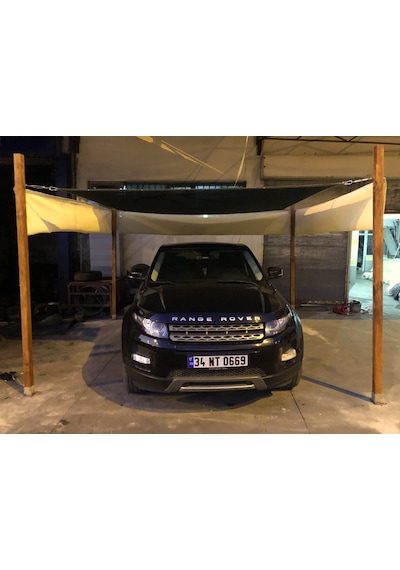 Nzl File Ambalaj Araba Gölgelik File - Otopark Gölgelik - Yeşil File 95'lik Şeritli Halkalı - Otopark Gölgeliği