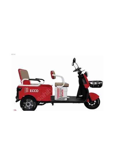 Mondial Ecco Small Elektrikli Moped Kırmızı
