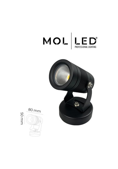 Molled Plato Serisi 10w Siyah Rozanslı Led Çim Armatürü Yeşil - Mol9054-1