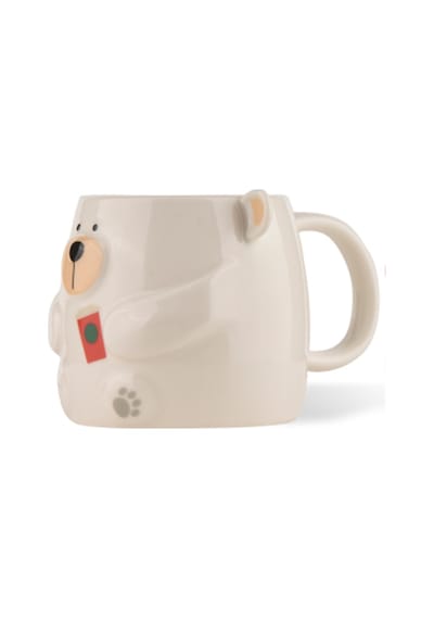 Starbucks Ayı Barista Tasarımlı Beyaz Kupa - 269ml