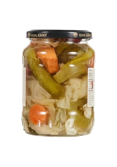 Karışık Turşu Cam Kavanoz 680 Gr 12 Izgara