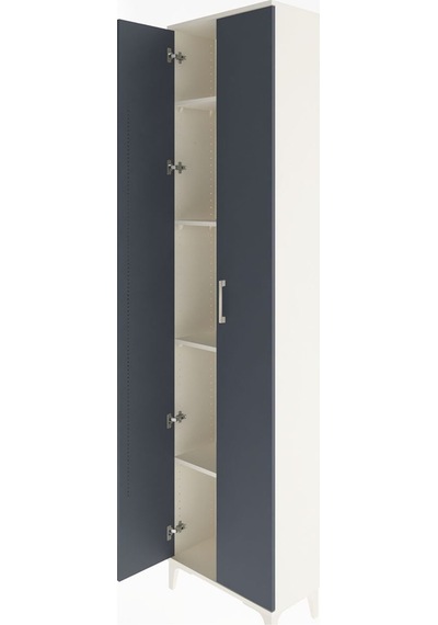 Arges Dolap 4 Raflı 2 Kapaklı 60x30x243 Aytaşı-antrasit Aytaşı Arges Dolap 4 Raflı 2 Kapaklı 60x30x243 Aytaşı-antrasit Aytaşı