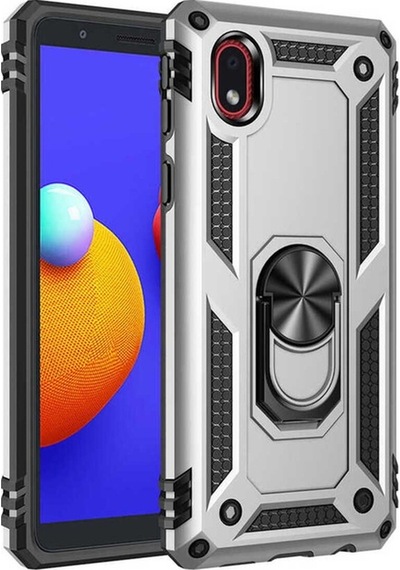 Galaxy A01 Core Kılıf Zore Vega Kapak Gri