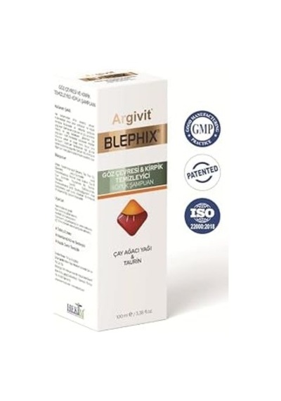 Argivit Blephix Göz Çevresi Ve Kirpik Temizleyici Köpük Şampuan 100 Ml