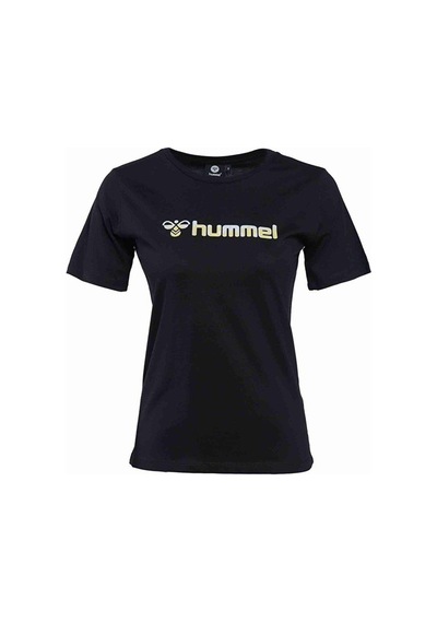 Hummel Kadın Kısa Kol T-shırt Mımı T-shırt Siyah