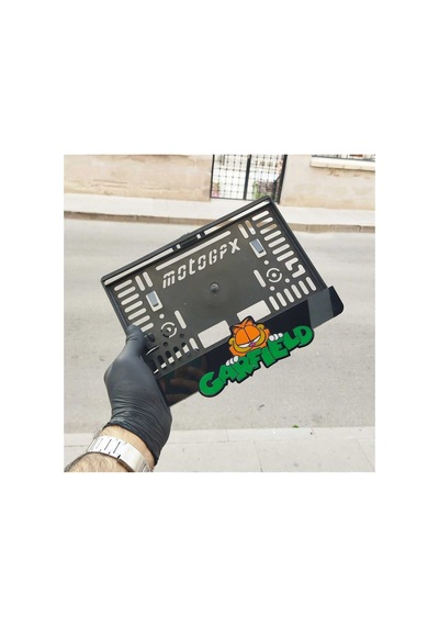 Motorsiklet Plakalık Garfıeld Lazer Kesim Pleksi - 634872671