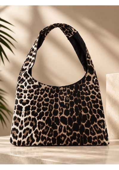 Lady Miossa Leopar Duck Kumaş Çanta