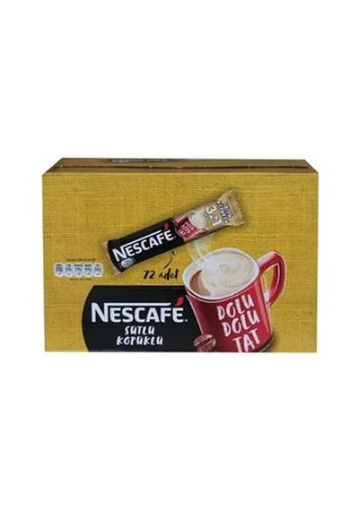 Nestle Nescafe 3ü1 Arada Sütlü Köpüklü 72 Adet 17,4gr 12584220 Diğer