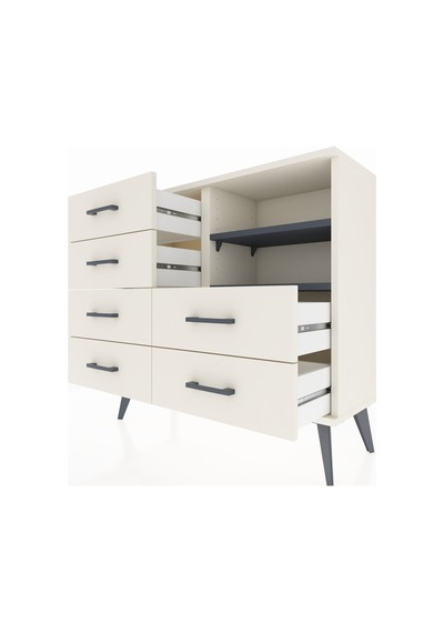 Arges Şifonyer 2 Raflı 6 Çekmeceli 88x30x80 Aytaşı-antrasit/aytaşı Antrasit/aytaşı Arges Şifonyer 2 Raflı 6 Çekmeceli 88x30x80 Aytaşı-antrasit/aytaşı Antrasit/aytaşı