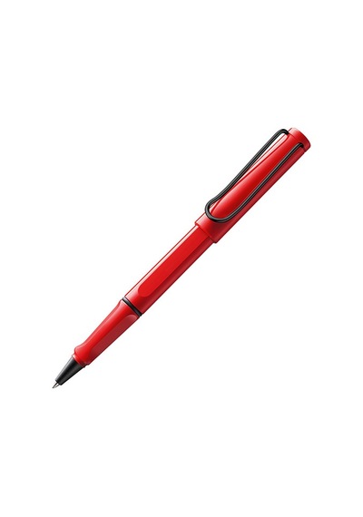 Lamy Safari Roller Kalem Metal Siyah Klips Kirmizi Kırmızı