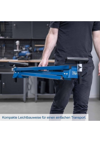 5907107900 Çalışma Alanı/çalışma Masası 5550, Ergonomik Yükseklikte Çalışma, Kolay Taşıma İçin Kompakt Hafif Yapı, Sağlam Yan Uzatma, 150 Kg'a Kadar, Gümüş/mavi