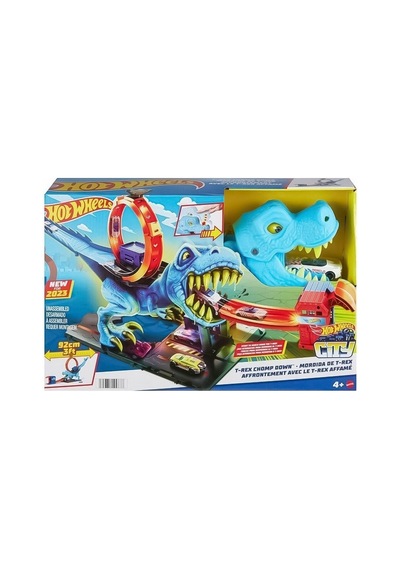 Hkx42 Hot Wheels Dinozor İle Mücadele Oyun Seti Çok Renkli