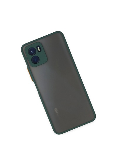 Uryport Vivo Y15s Kılıf Montreal Silikon Kapak - Yeşil