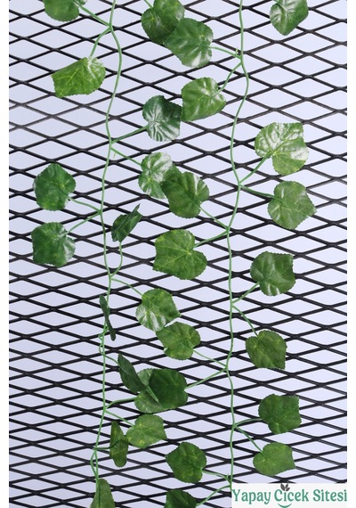 Yapay Çiçek Sitesi Yapay Sık Yapraklı Philodendron İp Sarmaşığı 210 Cm - 12 Adet Yeşil