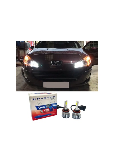 Peugeot 407 Led Xenon Uzun Far Ampulü H7 Duo Yeni Seri Beyaz