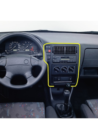 VW Polo Classic 1996-99 Torpido Konsolu Teyp Çerçevesi 6N1858069A