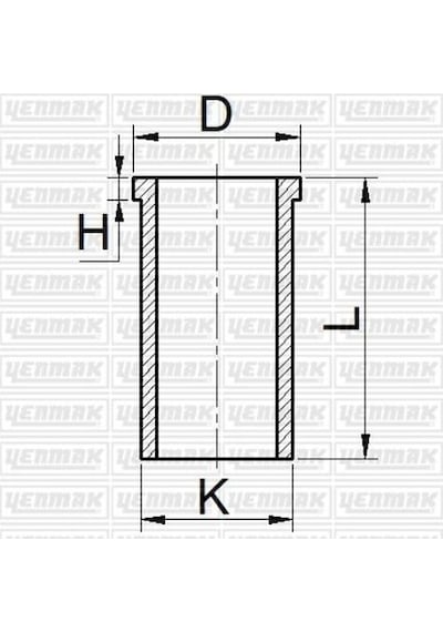 Yenmak 51-65270-000 Motor Gömleği Tmpr Sl86.40 Cap Std 5165270000 Diğer