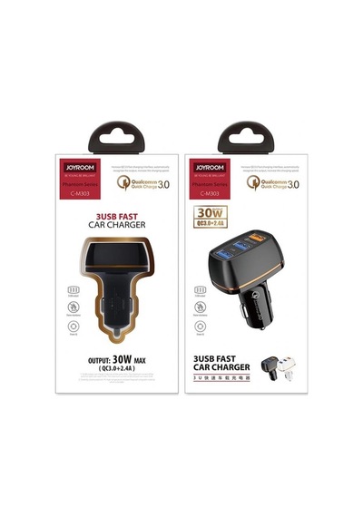 Joyroom C-m303 Qc 3.0 30w 3xusb Araç Şarj Cihazı