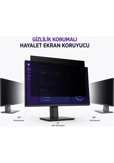 Dell Pro E2425hsm 23.8 İnç İle Uyumlu Hayalet Ekran Koruyucu, Yandan Görünmeyen Anti-spy