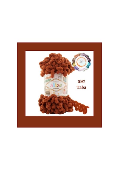 Puffy El Örgü Ipliği Büyük İlmek Tekli - 100 Gr. 9 Mt. Parmak İpi, Battaniye İpi