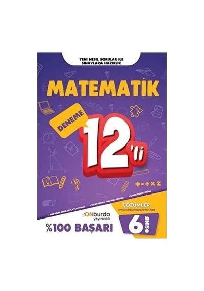 Onburda 6.sınıf Matematik 12 Deneme