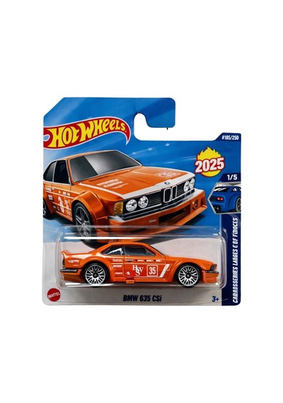 Hot Wheels Bmw 635 Csi - Wild Widebody Metalik Turuncu 1/64 Diecast Model Araba Çok Renkli