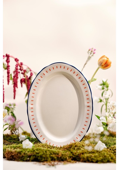 Emsan Hasbahçe Kayık Tabak 30 Cm