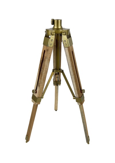 Premium Dekoratif Ayaklı Dünya Küresi - Ahşap/gold Vintage Tasarım - 50 Cm