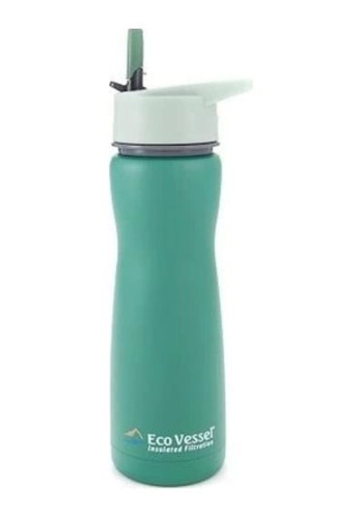 Eco Vessel Aqua Vessel Insulated Filtre Bottle Termos 0.50 Litre-yeşil Yeşil