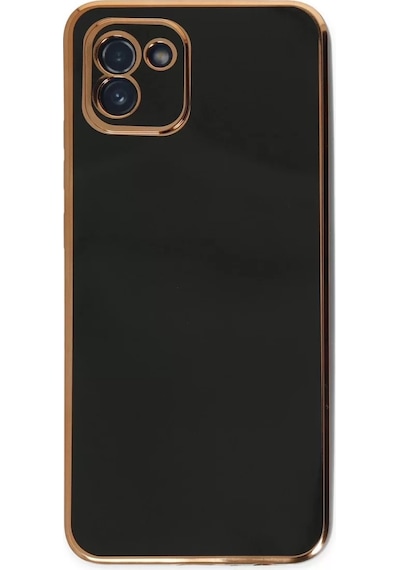 Newface Samsung Galaxy A03 Kılıf Volet Silikon - Siyah