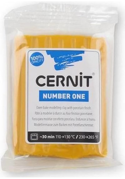 Cernit Number One Polimer Kil 746 Yellow Ochre