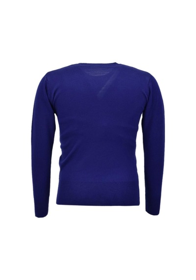Kadın Sıfır Yaka Spor Kazak Bgl-st04085 Lacivert