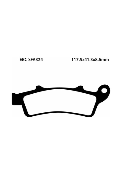 Ebc Sfa324 1999-2016 Aprilia Scarabeo 200 Ön Fren Balatası Organik Balata