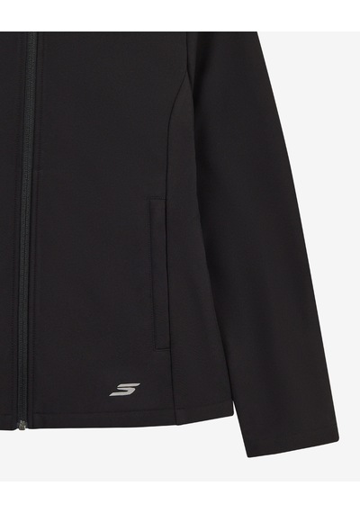 Skechers W Fıtted Softshell Turtle Neck Jacket Kadın Siyah S2620143-3817