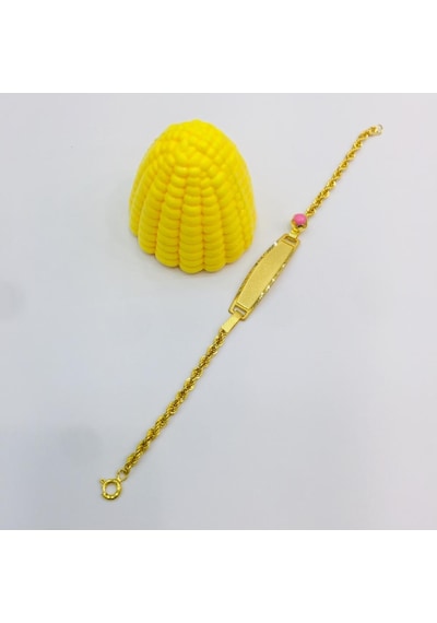 Çelikoğlu Kuyumculuk 8 Ayar Altın Kız Bebek Çocuk Künyesi 1.32 G