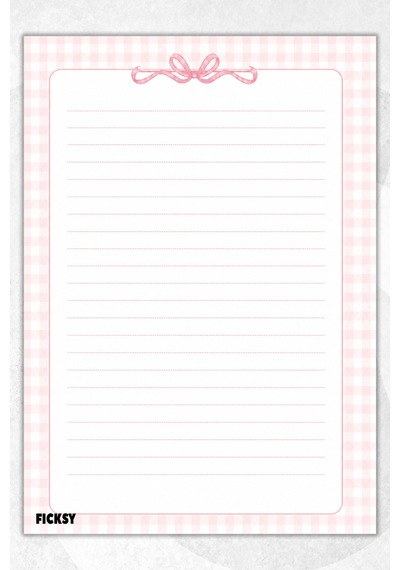 A4 Bloknot Çizgili Defter - 50 Yaprak - Memopad - Notepad - Not Defteri - Not Kağıdı Çok Renkli Çok Renkli