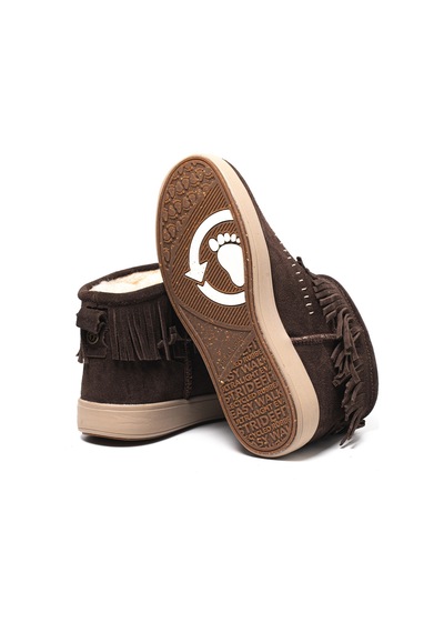 730 Marron Bon Bot Kadın 8462 Natural World Flecos Nl Merıno Kahverengi