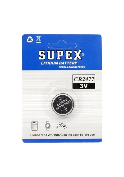 Sh Supex Cr2477 3 Volt Lityum Pil Tekli Najmaddin