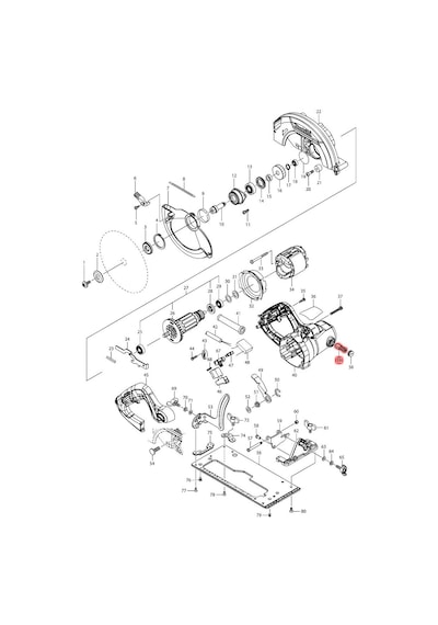 Makita HS7601 Kömür CB-303 Ürün Kodu 194996-6