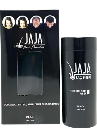 Jaja Fibers Saç Dolgunlaştırıcı Topik 50 Gr Siyah