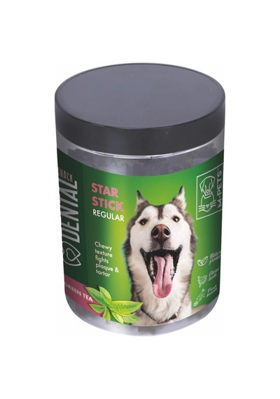 Dental Snack Green Tea Star Stıck Regular Ödül 340gr